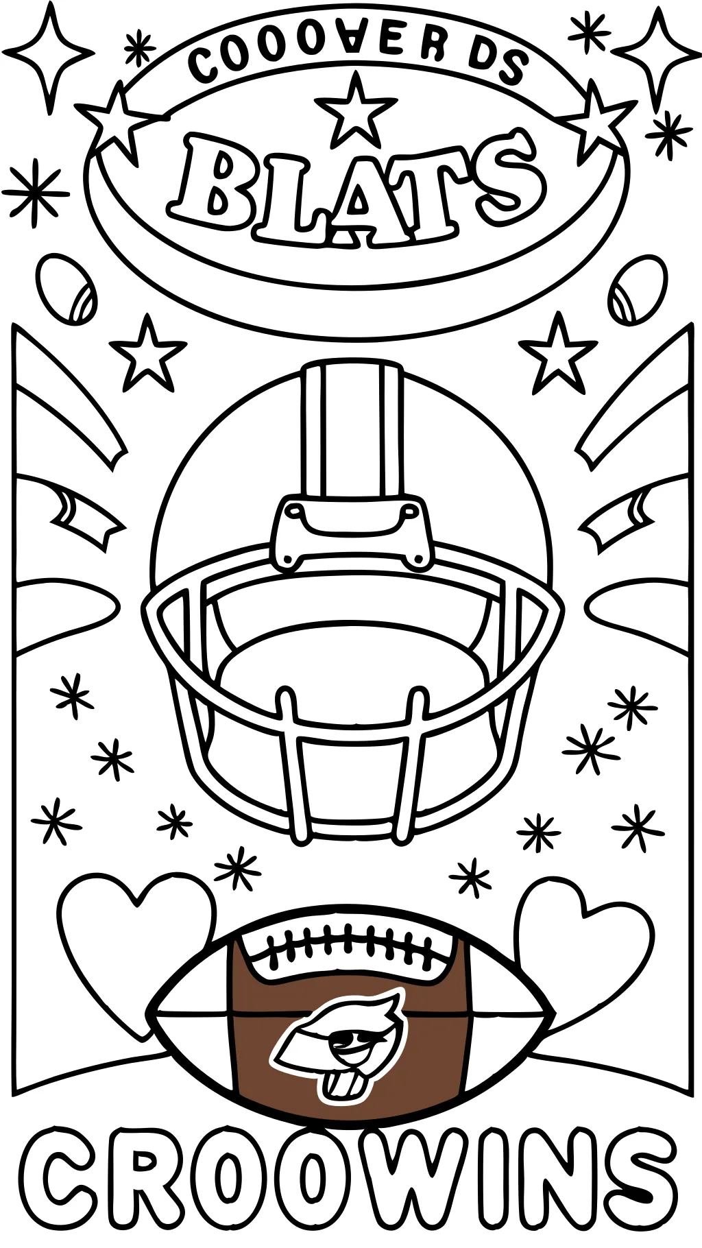 cleveland browns coloring pages